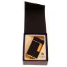 Briquet Julius Colibri noir et or
