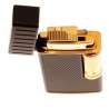 Briquet Julius Colibri noir et or