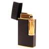 Briquet Julius Colibri noir et or