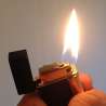 Briquet Julius Colibri noir et or