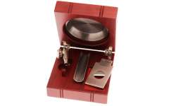 Cendrier coffret bois avec coupe cigare et perforeuse