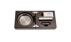 Coffret cendrier carbone avec coupe cigare et perforeuse