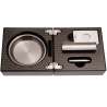 Coffret cendrier carbone avec coupe cigare et perforeuse