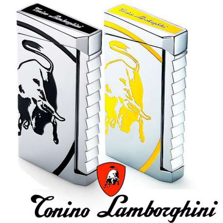 Briquet torche Lamborghini Toro chrome