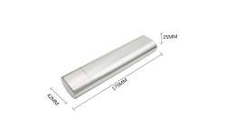 Etui 2 cigares acier brossé
