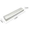 Etui 2 cigares acier brossé