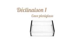 Cave plexiglass capacité 25 cigares