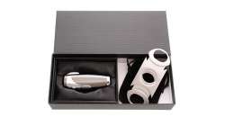 Coffret briquet torche + coupe cigare