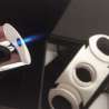 Coffret acier brossé briquet + coupe cigare