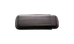 Etui 3 cigares cuir noir