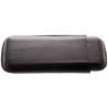 Etui 3 cigares cuir noir