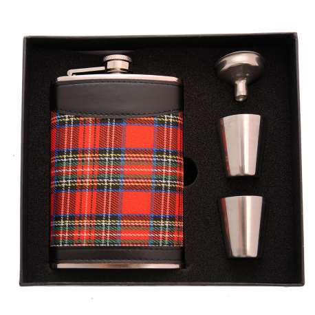 Flasque Scottich + 2 verres + entonnoir