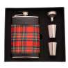 Flasque Scottich + 2 verres + entonnoir