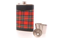 Flasque Scottich + 2 verres + entonnoir