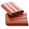 Etui 3 cigares cuir marron