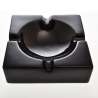 Cendrier noir 4 cigares porcelaine