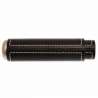 Etui 1 cigare cuir noir et acier raffiné
