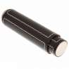 Etui 1 cigare cuir noir et acier raffiné