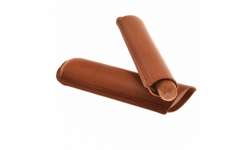 Etui 1 cigare en cuir marron