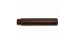 Etui 1 cigare marron avec surpiqure