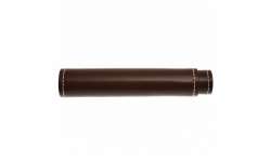Etui 1 cigare marron avec surpiqure