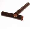 Etui 1 cigare marron avec surpiqure