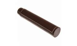 Etui 1 cigare marron avec surpiqure