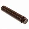 Etui 1 cigare marron avec surpiqure