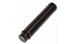 Etui 1 cigare noir avec surpiqures