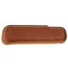 Eui 2 cigares en cuir marron