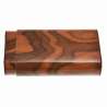 Etui 3 cigares bois finition cuir