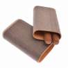 Etui 3 cigares gris en bois
