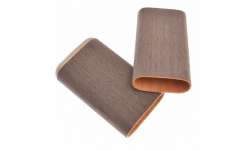 Etui 3 cigares gris en bois