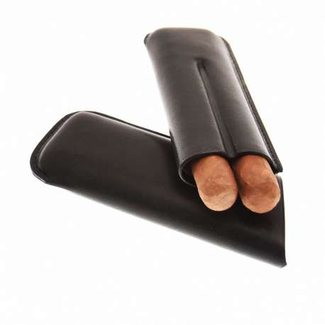 Etui 2 cigares noir corona