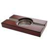 Cendrier 2 cigares merisier foncé