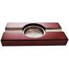 Cendrier 2 cigares merisier foncé