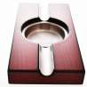 Cendrier 2 cigares merisier foncé