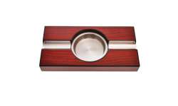 Cendrier 2 cigares merisier foncé