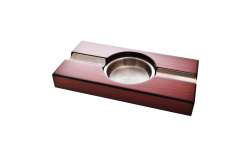 Cendrier 2 cigares merisier foncé