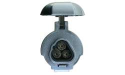 Briquet triple jet transparent