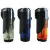 Briquet triple jet transparent