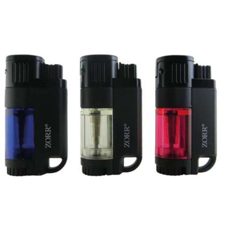 Briquet quatre torches transparent