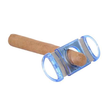 Coupe cigare double lame transparent