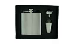 Coffret flasque 180ml + 2 verres 