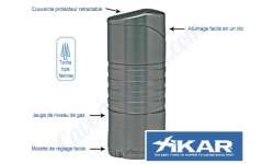 Briquet cigare Ellipse II triple flamme Xikar