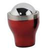 Cendrier design métallisé rouge