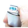 Briquet torche double flamme avec perforeuses