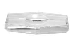 Cendrier 2 cigares en verre
