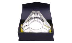 Cendrier 3 cigares en verre