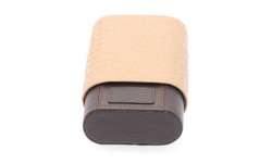 Etui 3 cigares en cuir façon croco